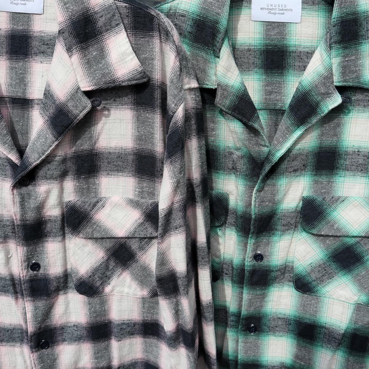 UNUSED / Ombre checked shirt-UNUSED(アンユーズド)の通販EQUAL