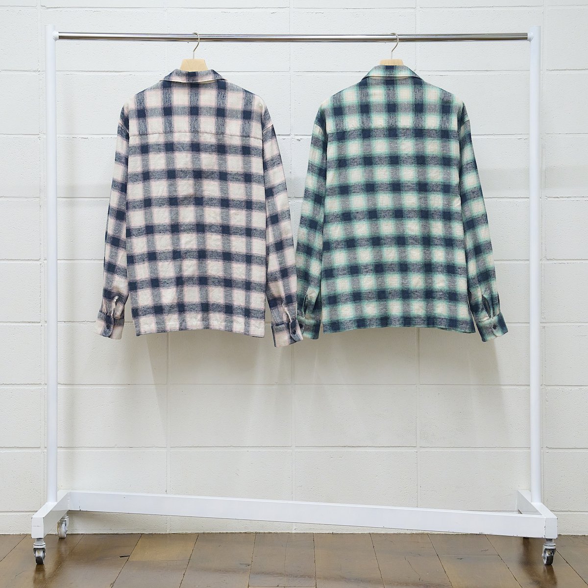 UNUSED Womens / Ombre checked shirt-UNUSEDの通販EQUAL