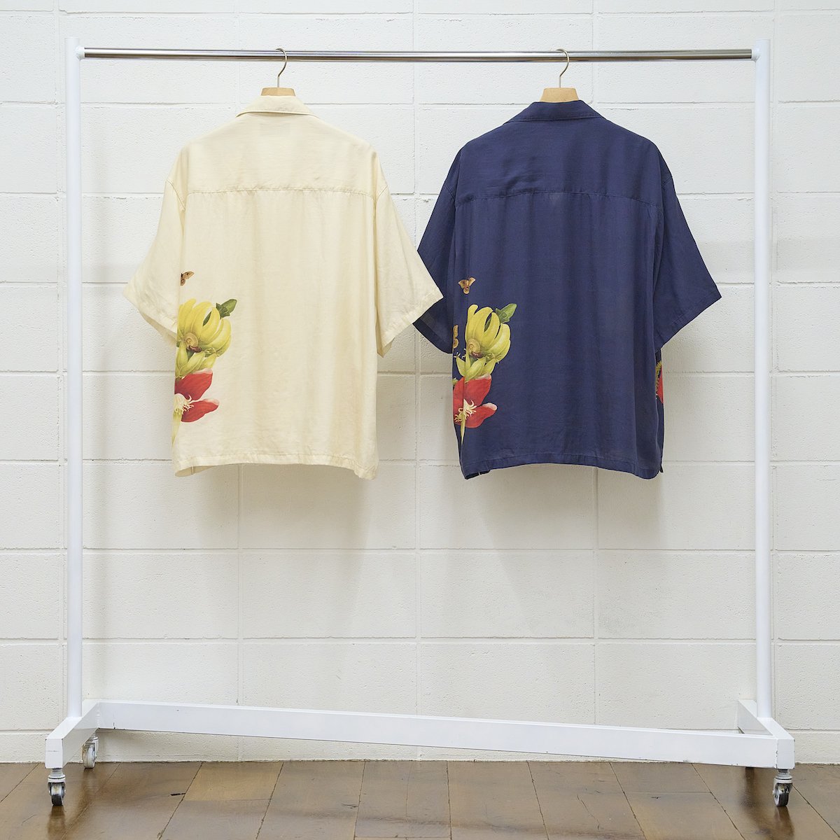 UNUSED / Short-sleeve open collar printed shirt-UNUSED(アン