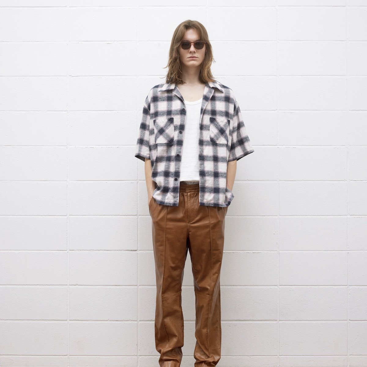 UNUSED Ombre checked shirt チェックシャツ | camillevieraservices.com