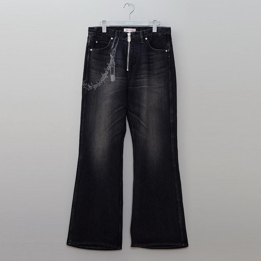 MASU/エムエーエスユー】MASUBOYS BOOT-CUT JEANS (FADED)-