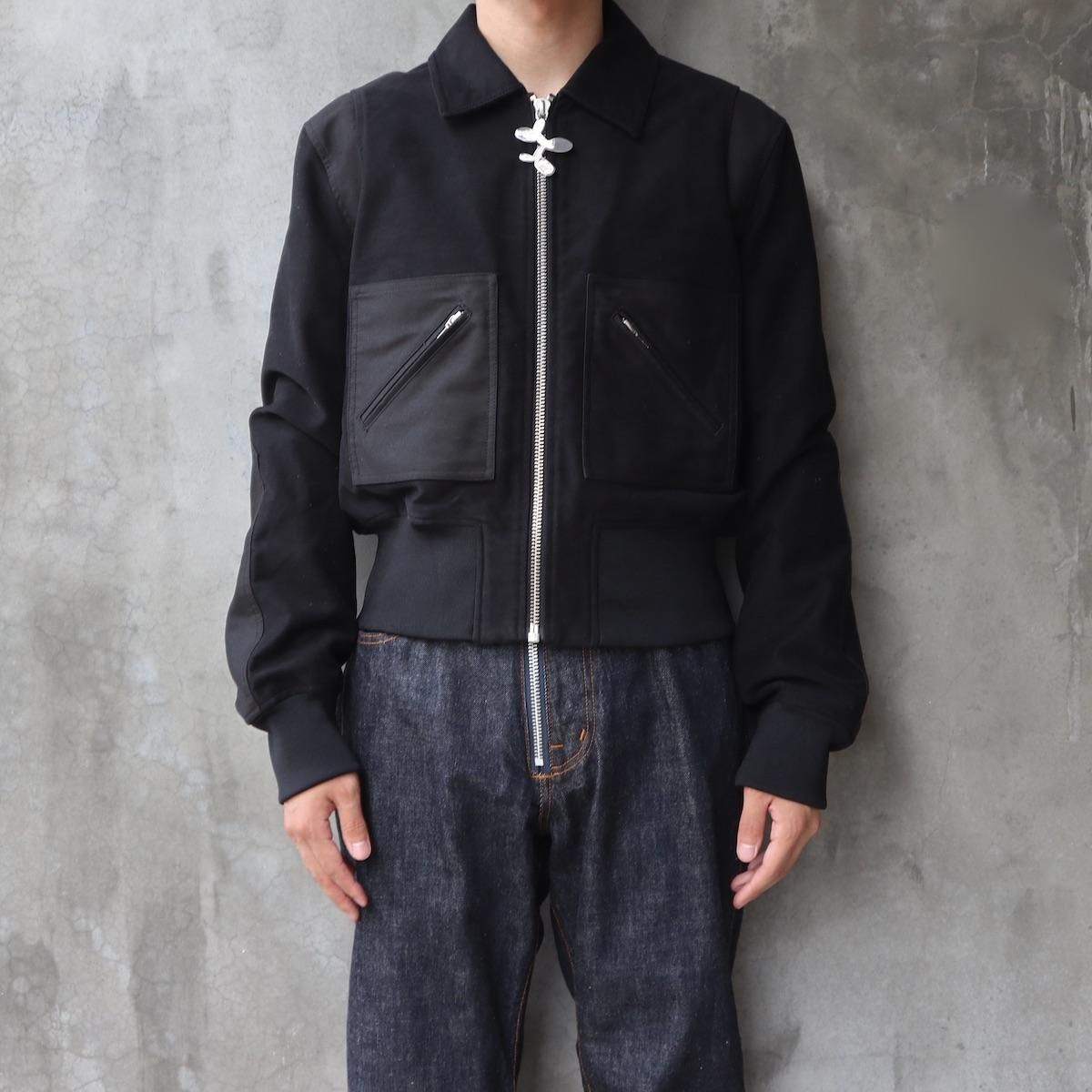 ATTACHEDPA［値段交渉可］MASU / 13 STADIUM JACKET BLACK - ブルゾン