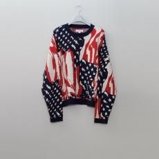 MASU / MARBLE FLAG SWEATER<img class='new_mark_img2' src='https://img.shop-pro.jp/img/new/icons47.gif' style='border:none;display:inline;margin:0px;padding:0px;width:auto;' />