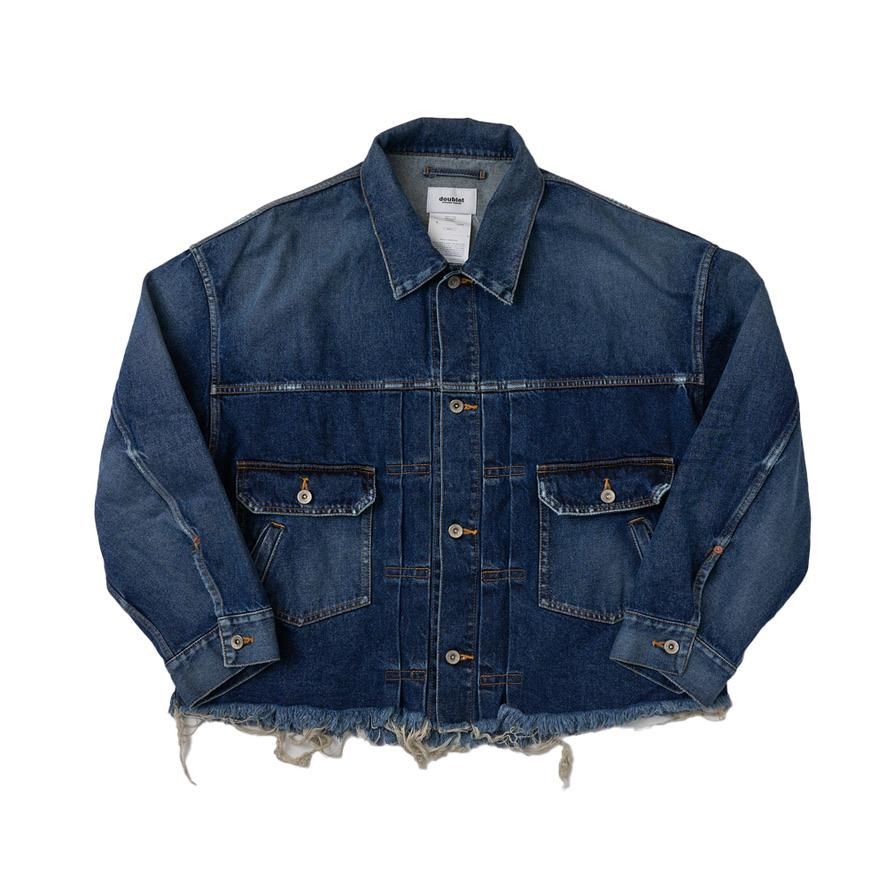 O代官山で購入いたしましたdoublet CUT OFF OVERSIZED DENIM JACKET ...