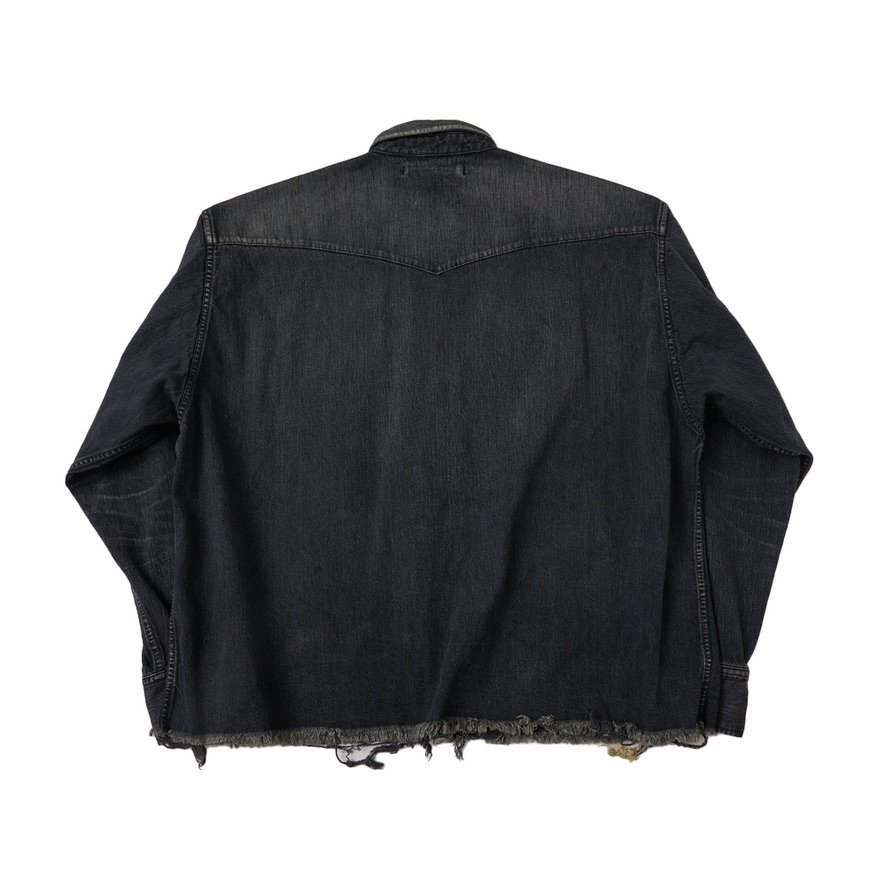 doublet / CUT OFF OVERSIZED DENIM SHIRT-doublet(ダブレット)の通販EQUAL