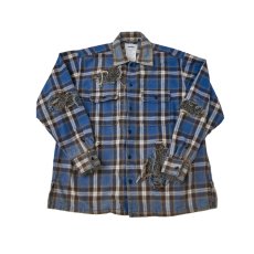 doublet / WEREWOLF CHECK SHIRT<img class='new_mark_img2' src='https://img.shop-pro.jp/img/new/icons47.gif' style='border:none;display:inline;margin:0px;padding:0px;width:auto;' />