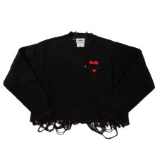 doublet / BROKEN HEART KINT PULLOVER<img class='new_mark_img2' src='https://img.shop-pro.jp/img/new/icons47.gif' style='border:none;display:inline;margin:0px;padding:0px;width:auto;' />