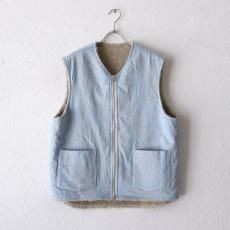 URU / ZIP UP VEST<img class='new_mark_img2' src='https://img.shop-pro.jp/img/new/icons47.gif' style='border:none;display:inline;margin:0px;padding:0px;width:auto;' />