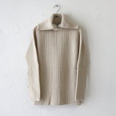 ARCHI / RIB KINT ZIP PULLOVER<img class='new_mark_img2' src='https://img.shop-pro.jp/img/new/icons47.gif' style='border:none;display:inline;margin:0px;padding:0px;width:auto;' />
