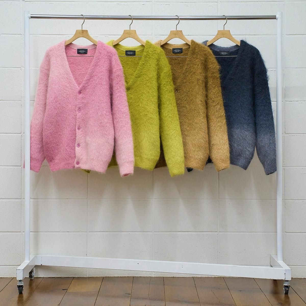 春夏新作モデル 定価以下 モヘアカーディガン CARDIGAN MOHAIR 7G