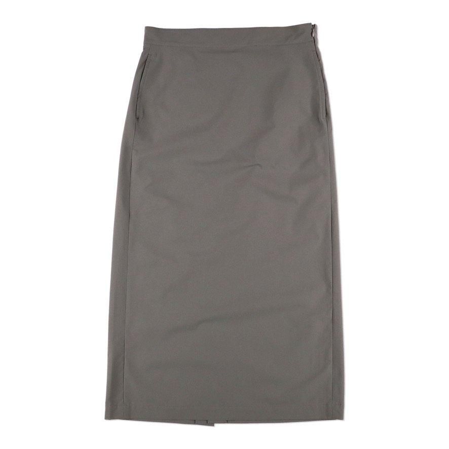 COOME　STRETCH LONG SKIRT グレー　S COOME / STRETCH LONG SKIRT-COOMEの通販EQUAL