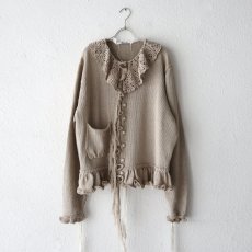 Midorikawa / Linen knit cardigan
