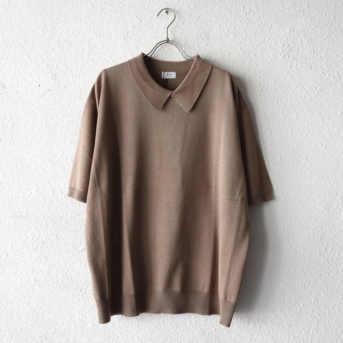 極美品 URU TOKYO Kint polo ニットポロ ポロシャツ 24ss URU / KNIT POLO-URUの通販EQUAL