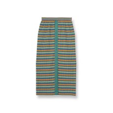 <img class='new_mark_img1' src='https://img.shop-pro.jp/img/new/icons14.gif' style='border:none;display:inline;margin:0px;padding:0px;width:auto;' />TAN / LULEX MULTIBORDER KNITTED SKIRT