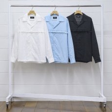 UNUSED / Long sleeve fringe shirt
