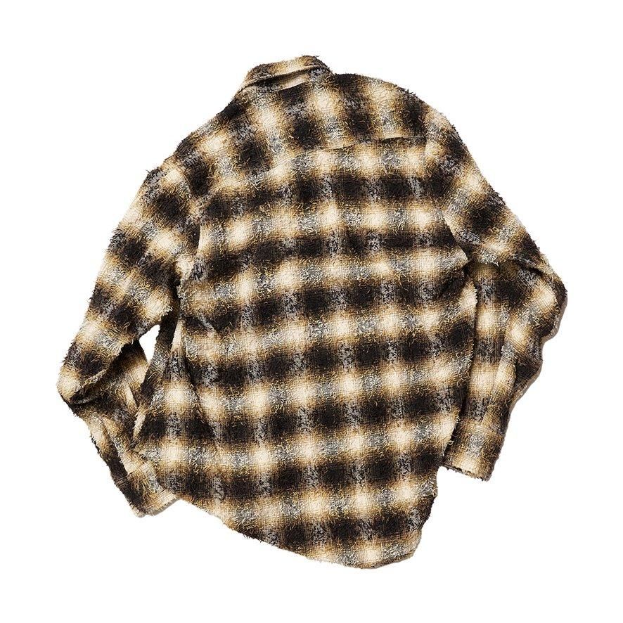 トップス doublet ZOMBIE SILHOUETTE CHECK SHIRT doublet / ZOMBIE SILHOUETTE CHECK SHIRT-doubletの通販EQUAL