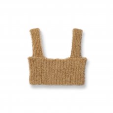 <img class='new_mark_img1' src='https://img.shop-pro.jp/img/new/icons14.gif' style='border:none;display:inline;margin:0px;padding:0px;width:auto;' />TAN / SHIMMERING SHAGGY KNITTED BAND TOP