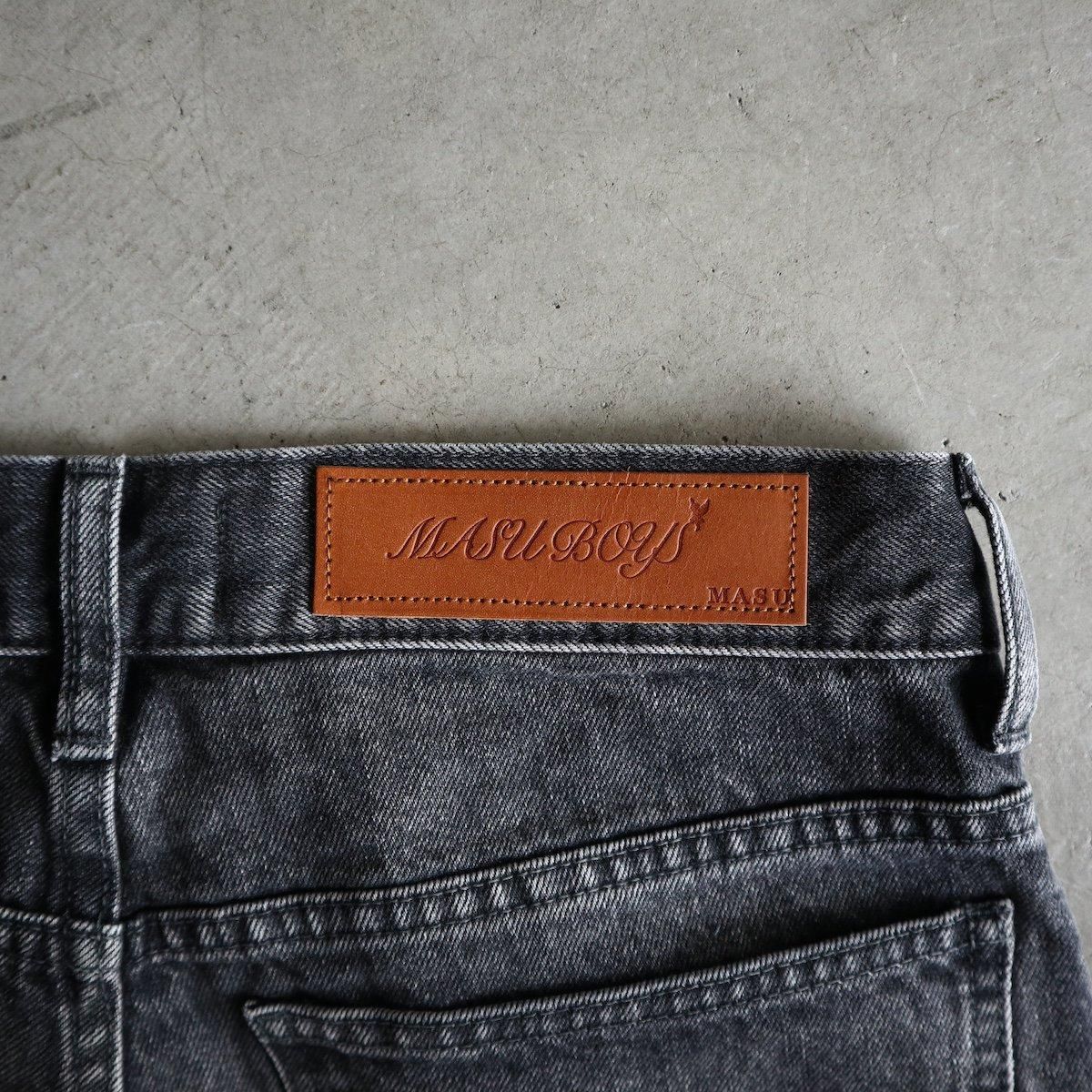 MASU EMBLEM BAGGY JEANS バギーデニム　46 25SS】MASU エムエーエスユー / 