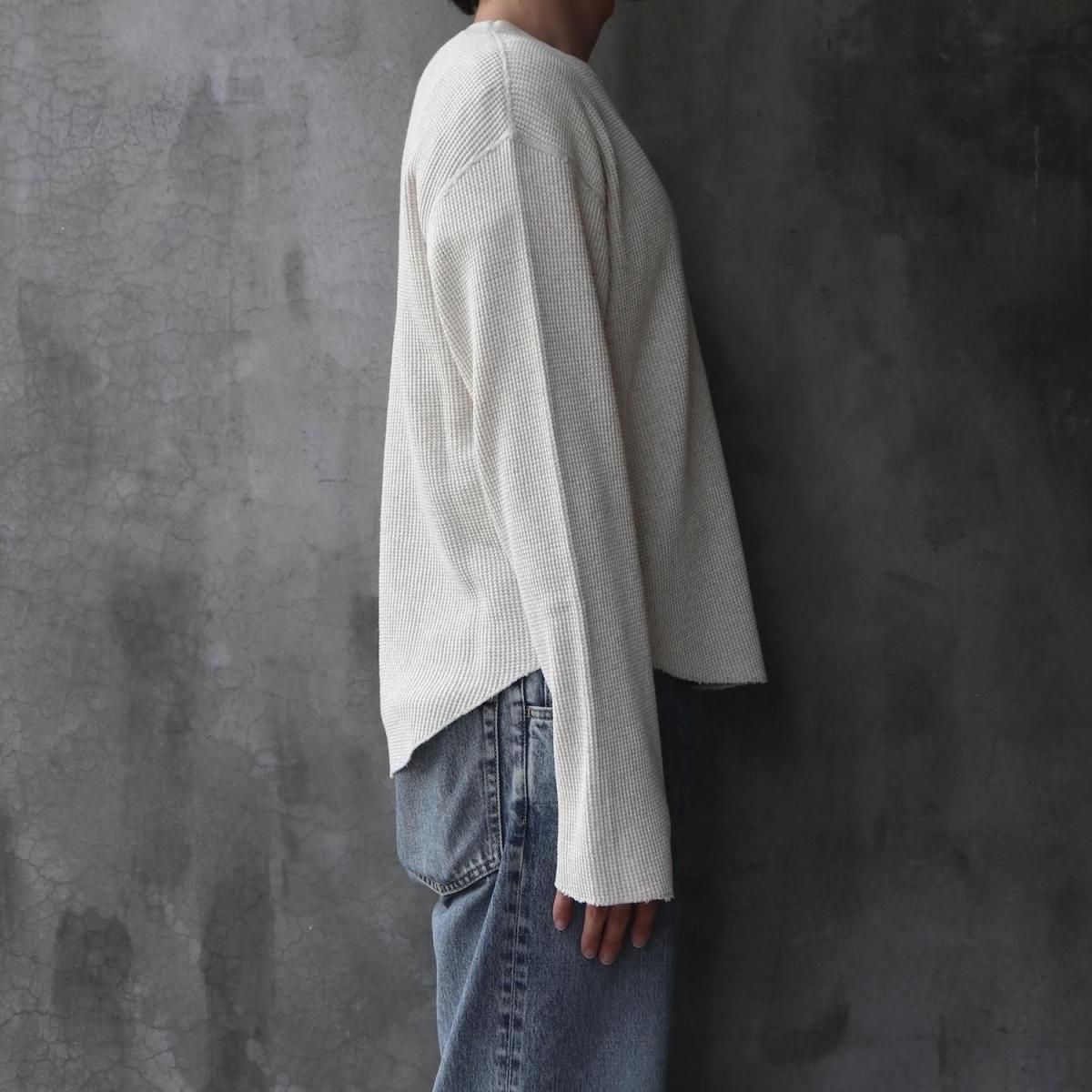 UNUSED / Long-sleeve waffle T-shirt-UNUSEDの通販EQUAL