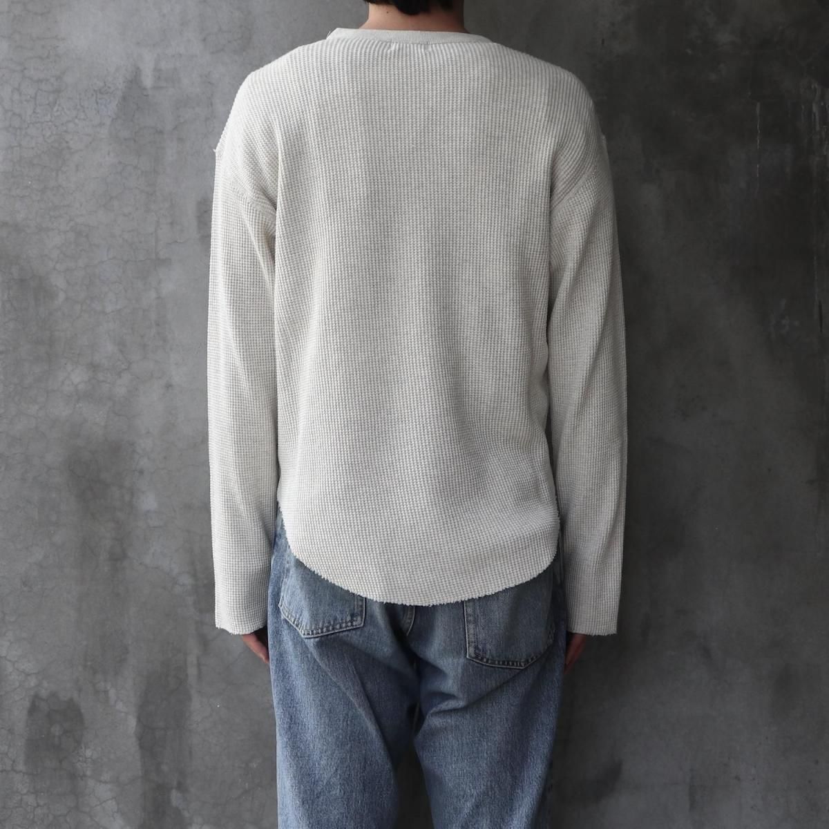 UNUSED / Long-sleeve waffle T-shirt-UNUSEDの通販EQUAL