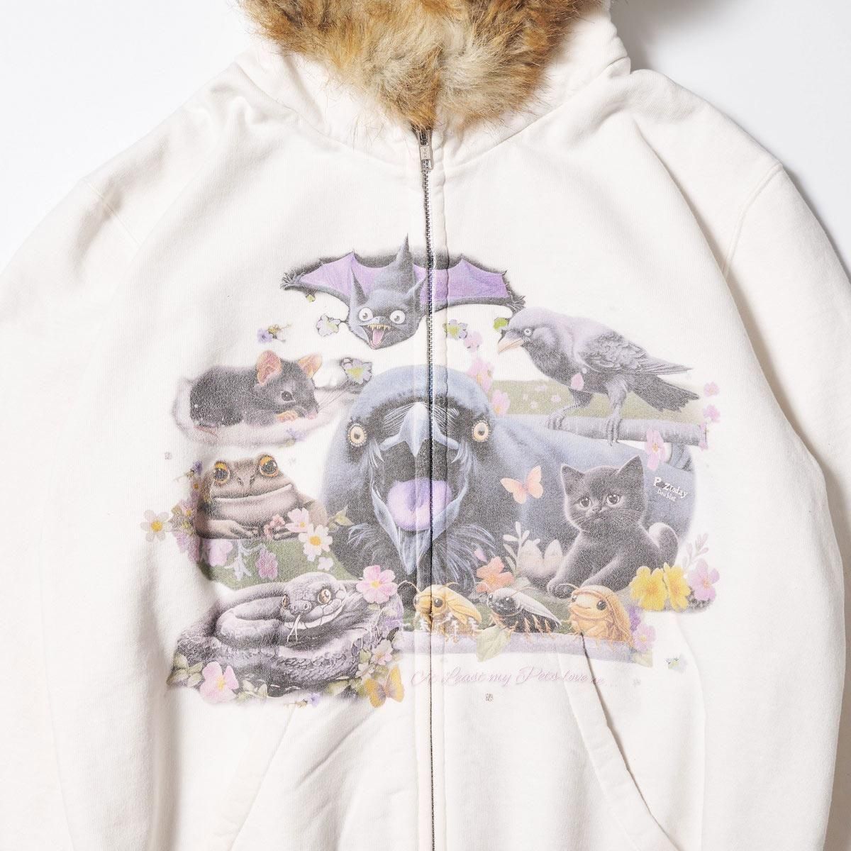 doublet / FURRY COLLAR ZIP-UP HOODIE-doubletの通販EQUAL