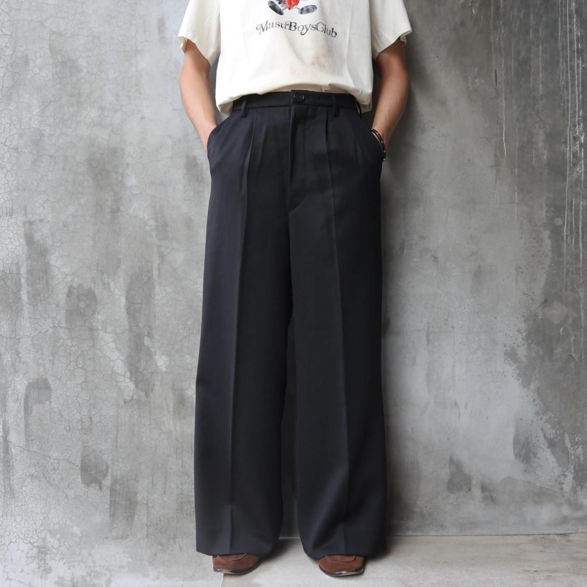 MASU / TUCKED WIDE TROUSERS-MASUの通販EQUAL
