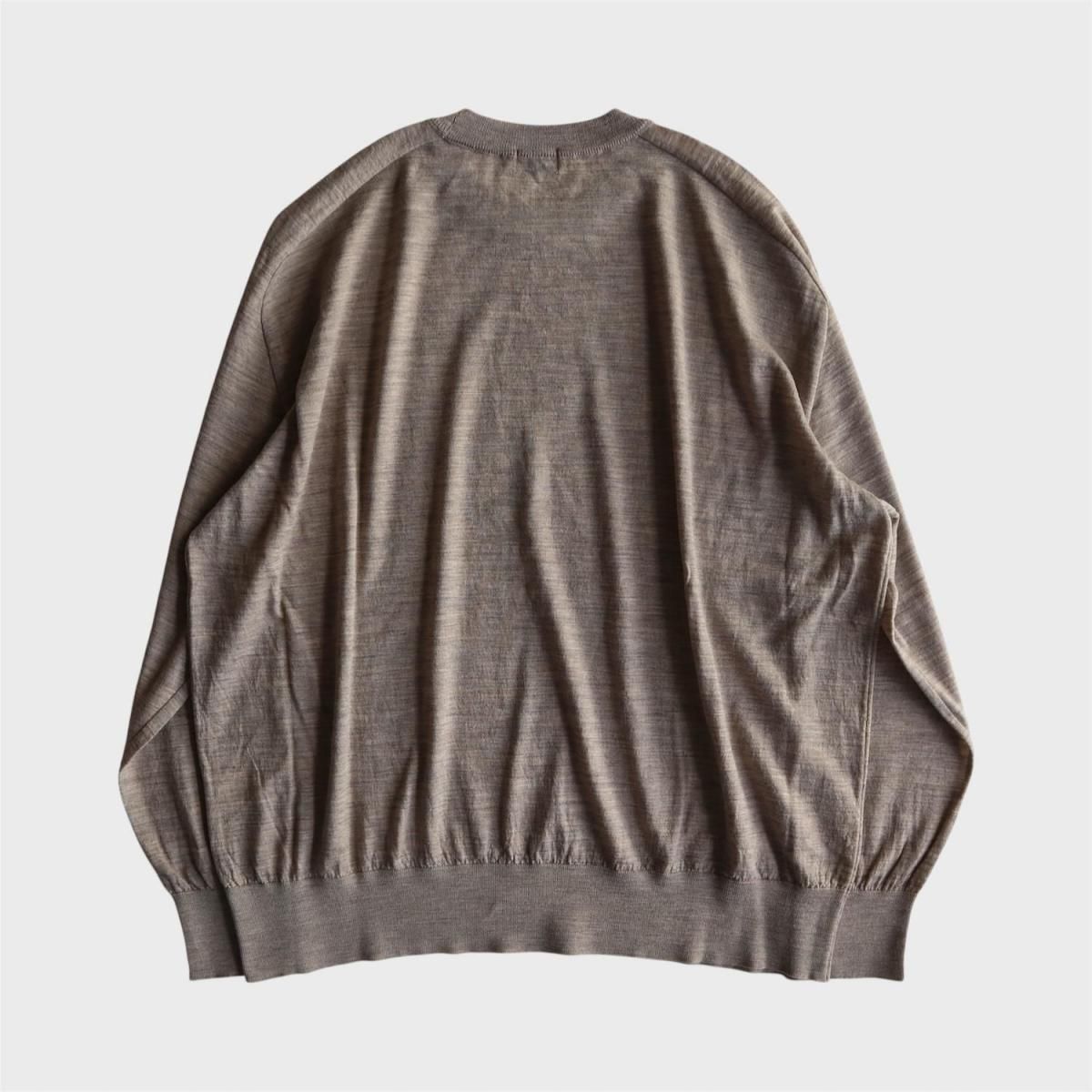 【美品】URU　CREW NECK MESH KNIT【Free】 美品】URU CREW NECK MESH KNIT【Free】 - メルカリ