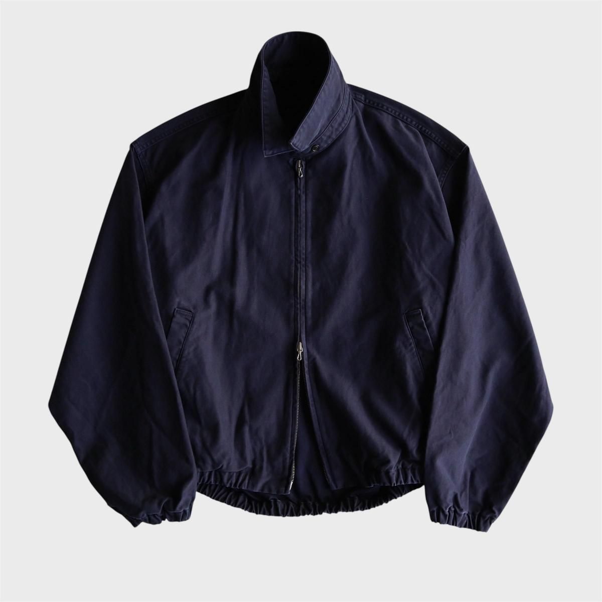 ジャケット・アウター URU 18AW SWING TOP BLOUSON URU(ウル)/ZIP UP BLOUSON/NAVY 通販 取り扱い-CONCRETE RIVER