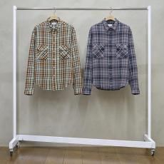 <img class='new_mark_img1' src='https://img.shop-pro.jp/img/new/icons14.gif' style='border:none;display:inline;margin:0px;padding:0px;width:auto;' />UNUSED / Rayon check shirt