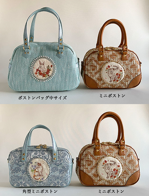 まねきねこ⭐️ポテチーノ 刺繍 ボストンバッグ cDIzMTEwNF8xMg.png?