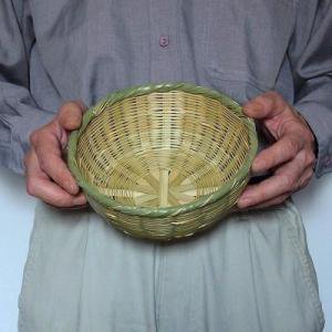 竹細工 竹製品 日本製 丸竹ざる 調理道具 味噌こしや果物かごとしても