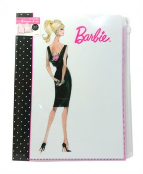 Barbie ろう引きポケットファイルなど - 文房具