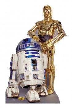 スターウォーズ 等身大パネル R2-D2 & C-3P0 - ソノトレーディング WEBオーダリングシステム