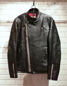 激レア アディクトクローズADDICT CLOTHESウールメルトンバイクコート-