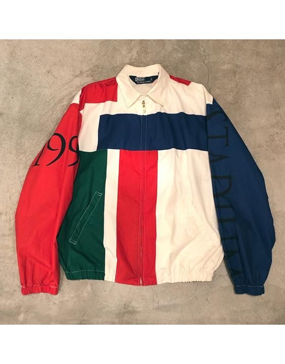 90's Vintage Polo Ralph Lauren stadium 1992 hurdle man jacket ...