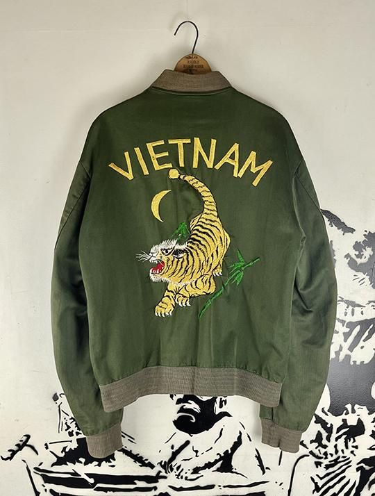 1960's Vietnam souvenir jacket with tiger embroidery