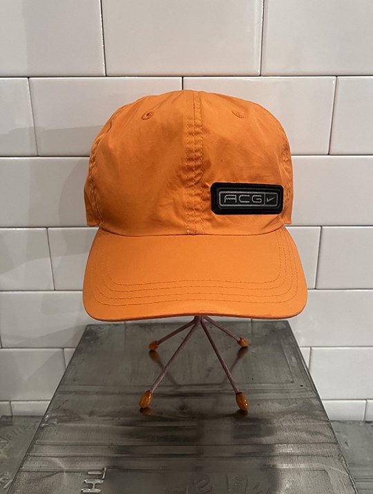 90's NIKE ACG orange strapback cap - birthdeath online store