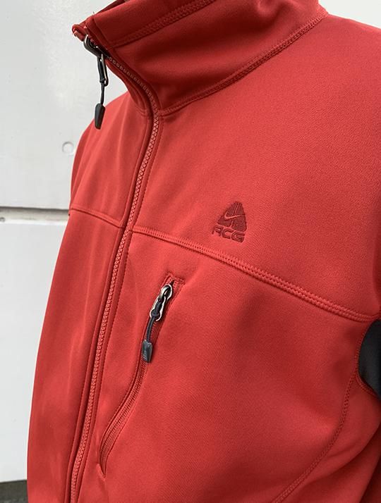 00's NIKE ACG black & red 3 outer layer nylon jacket with 00's NIKE ACG black & red 3 outer layer nylon jacket with