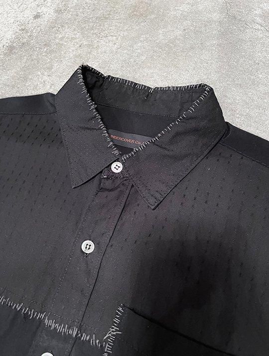 00's UNDERCOVER SS03 SCAB patchwork button down shirt 00's UNDERCOVER SS03 SCAB patchwork button down shirt
