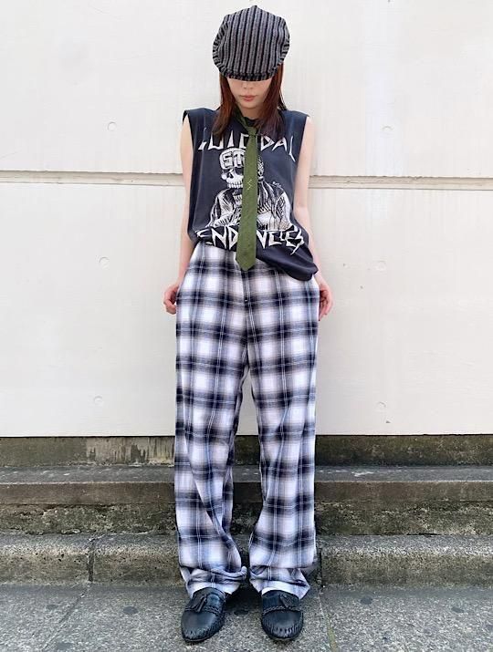Lochie - birthdeath モヘアフィッシュネットセーター louren pleats flare long skirt