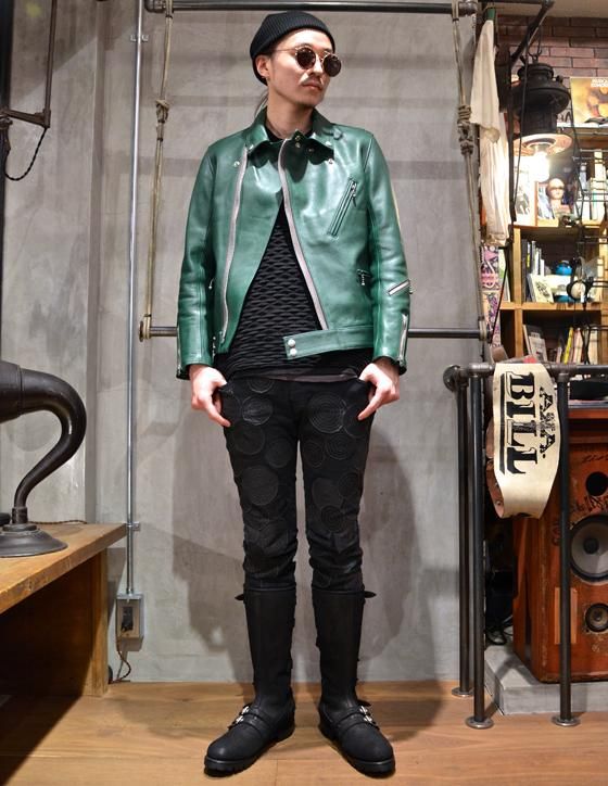 ADDICT CLOTHES NEW VINTAGE - AD-03 Kip Leather British Asymmetry