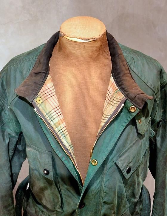 ベルスタッフ　グリーンジャケット 70's Belstaff ベルスタッフ シングルライダースジャケット