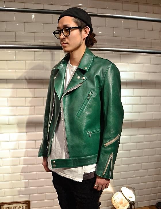 ADDICT CLOTHES AD-03 green 36 KIP 牛革-eastgate.mk