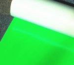 ラバープリントシート２０cm幅×６３cm　蛍光グリーン（撥水生地対応）
