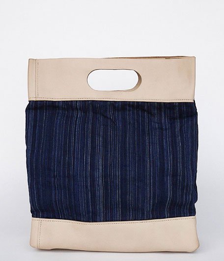  ANACHRONORM 002 by BRASSBOUND Size MEDIUM [NATURAL Leather / INDIGO STRIPE]