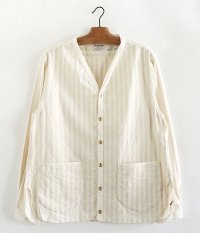  ANACHRONORM Dobby Stripe Shirt-Cardigan [STRIPE]