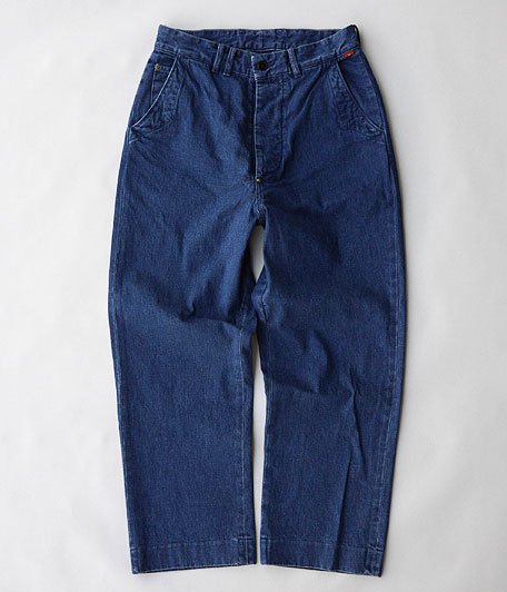  ANACHRONORM Nep Denim Wide Trousers [Lt.INDIGO]