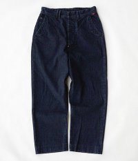  ANACHRONORM Nep Denim Wide Trousers [Dk.INDIGO]