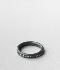  NECESSARY or UNNECESSARY BUTTON RING 2 INK [JADE]