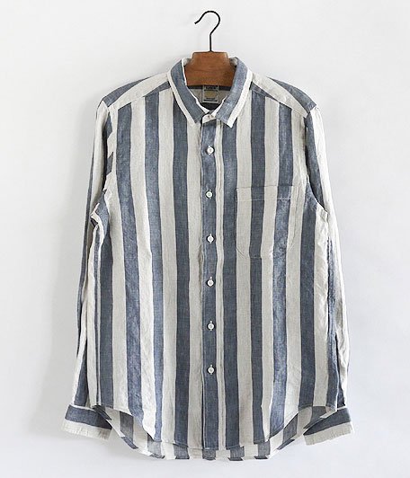  THE SUPERIOR LABOR Small Collar Shirt [stripe]